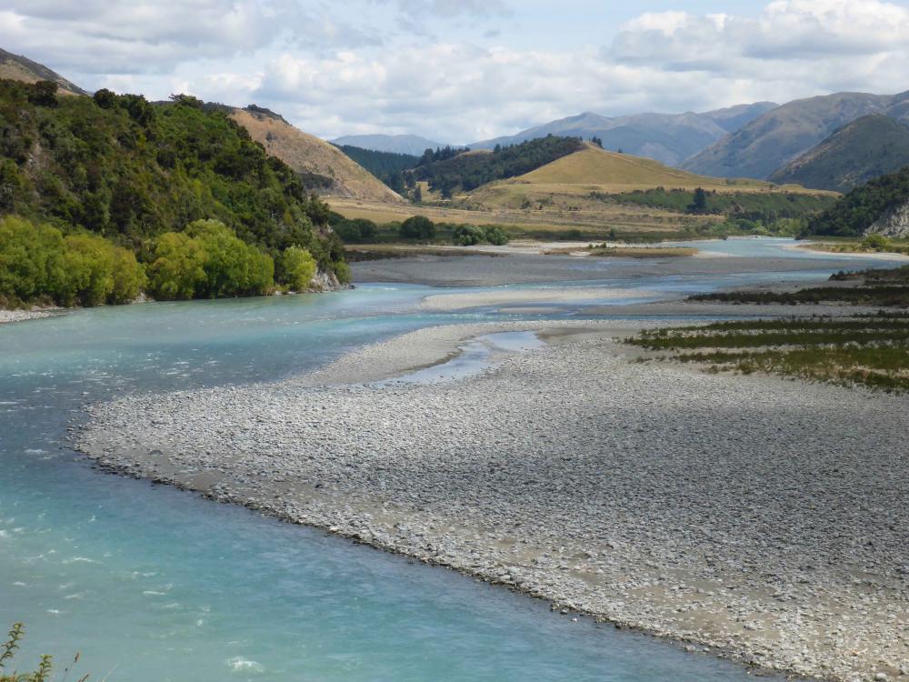 NZ River: One of the many rivers in the south island of NZ